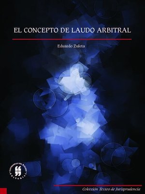 cover image of El concepto de laudo arbitral